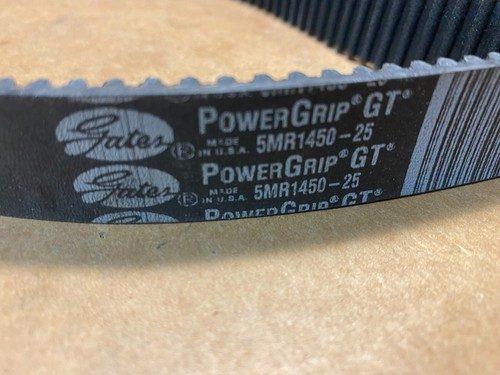 Timing Belt 5MR, 5 mm Pitch, 1450 mm Pitch Length, 25 mm Overall Width, 290 Teeth
