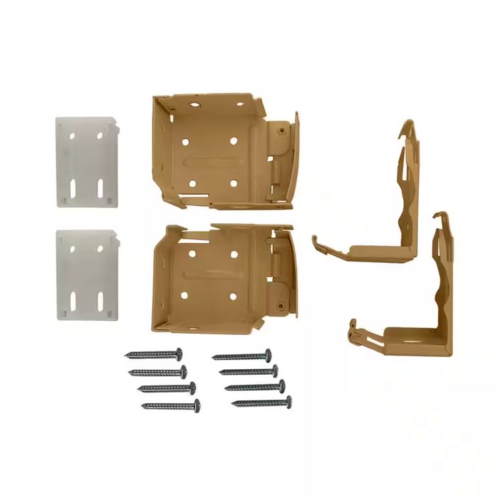 Cordless Faux Wood Blind Side Mounting Bracket