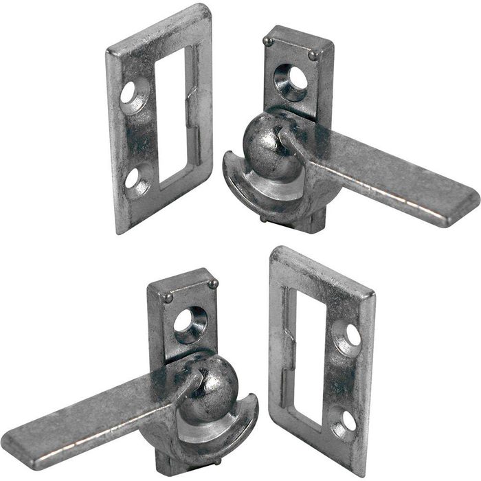 Window Sash Lock with Cam Action and Alignment Lugs