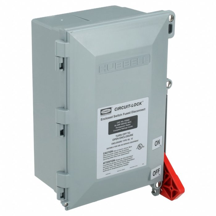 Disconnect Switch: Enclosed