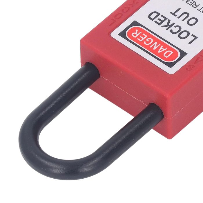 Steel Shackle Loto Safety Padlock