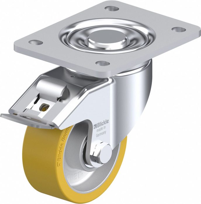Swivel, Total Lock, Plate Caster