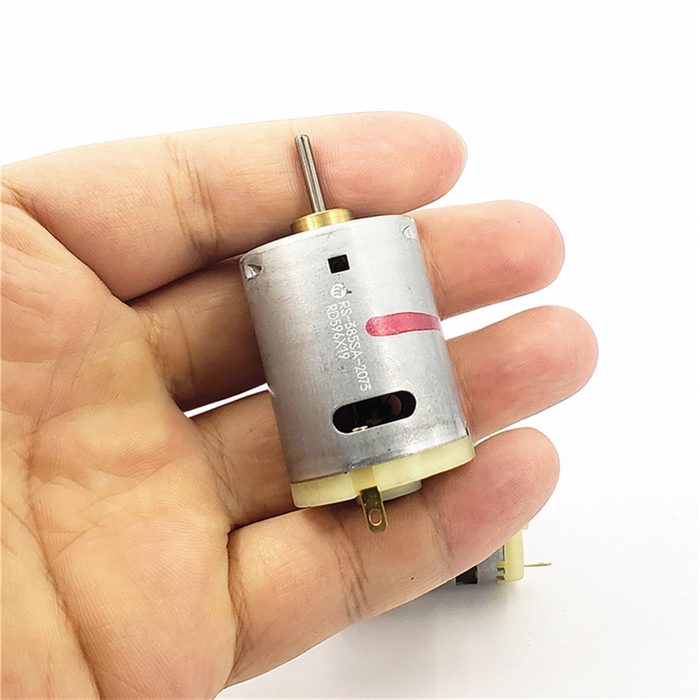 Brushed Metal Stainless Steel Gear DC Motor