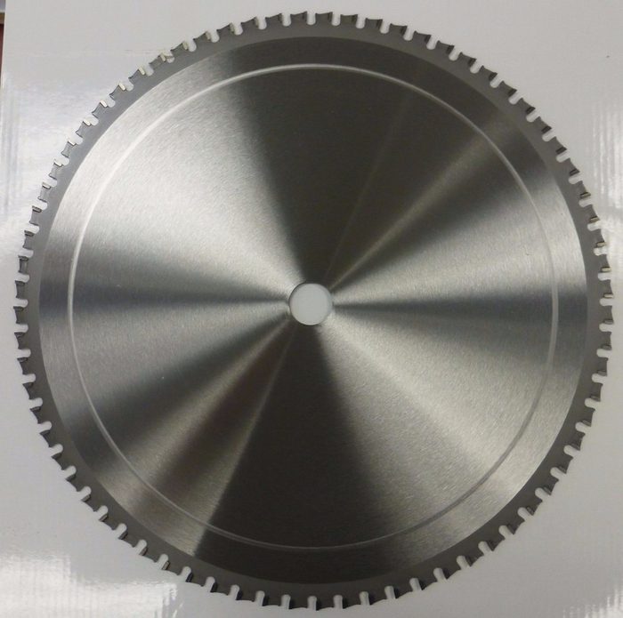14" 72T Carbide Tipped 1" Arbor Dry Cut 1800rpm Circular Saw Blade