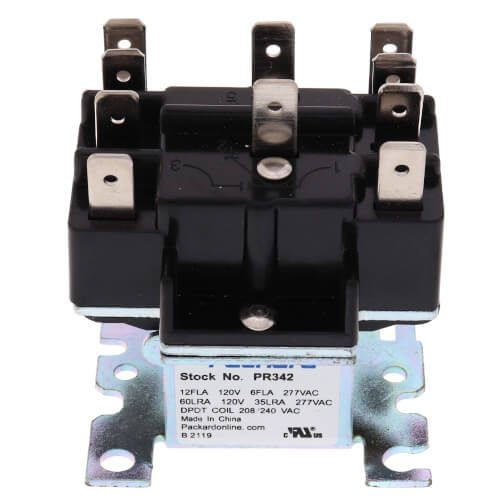 208/240Volt General Purpose Switching Fan Relay, DPDT