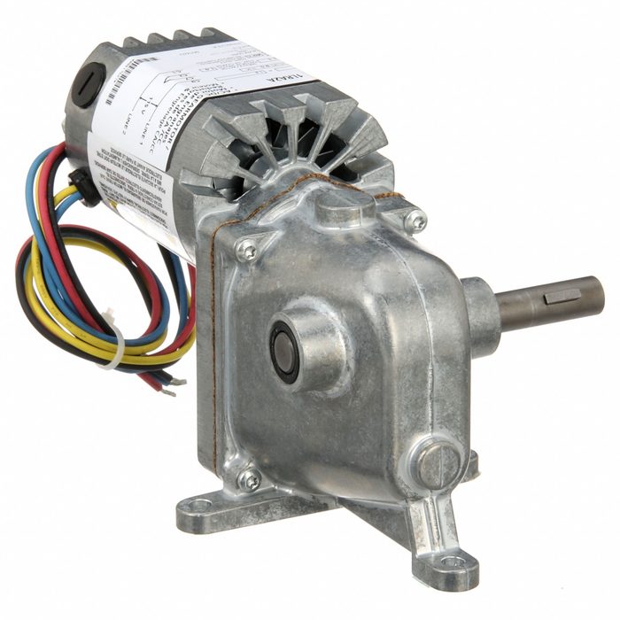 Right Angle, Left Hand, AC/DC Gearmotor