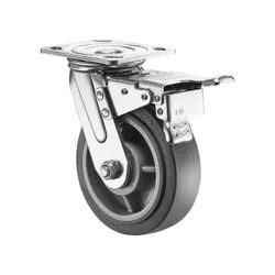 Swivel Plate Caster with Locking