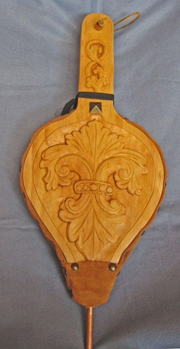 Wood Carved Bellows