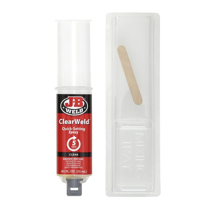 0.85 oz. ClearWeld Quick-Set Epoxy Syringe