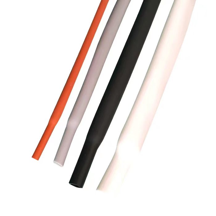 Heat Shrink Tubing 3/32" Red White & Black Tri Color Lot