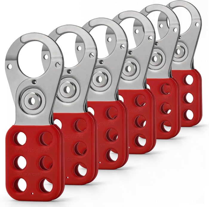 4 Hole LOTO Hasp Lockout