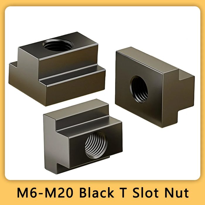 M6-1.0 Thread 8mm Slot 19mmL x 10mmH T-Slot Nut