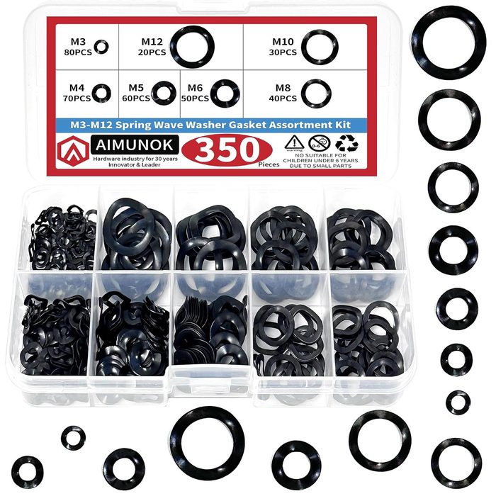 Spring Wave Washer Gasket Assortment Kit