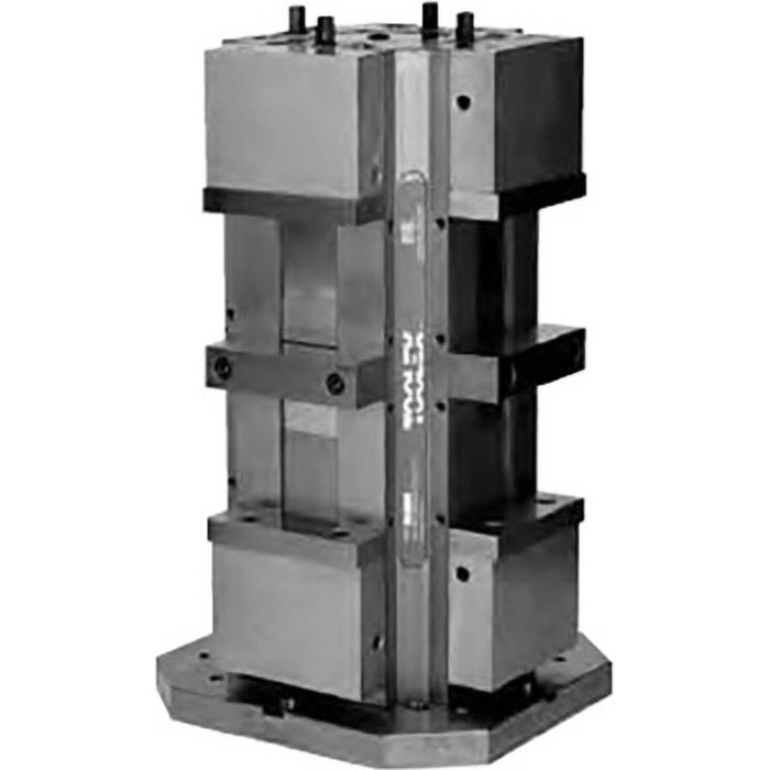 4" 8-Station Vise With (4) 2-Piece Carrier Jaw