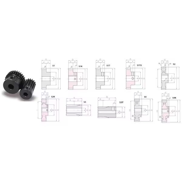 Steel Spur Gears