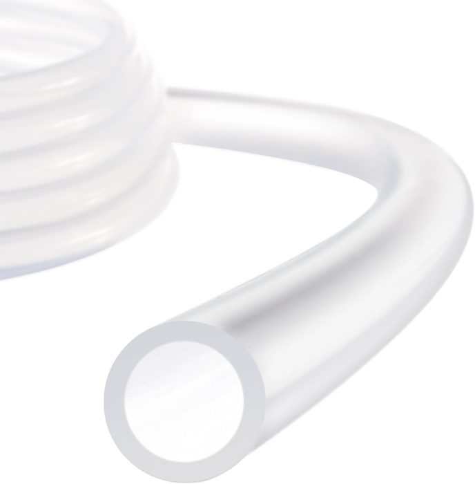 6mm ID x 11mm OD x 50' Long Silicone Tubing