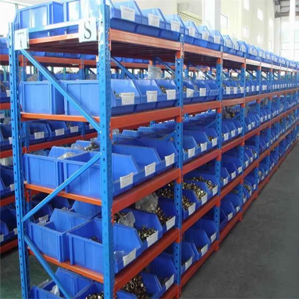 Heavy Duty Custom Mounted Stackable Stack and Hang Warehouse System Plastic Storage Bin