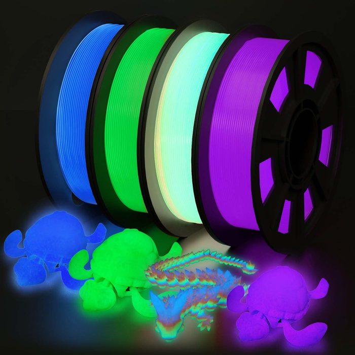 Glow in The Dark PLA Filament 1.75 mm, 250g
