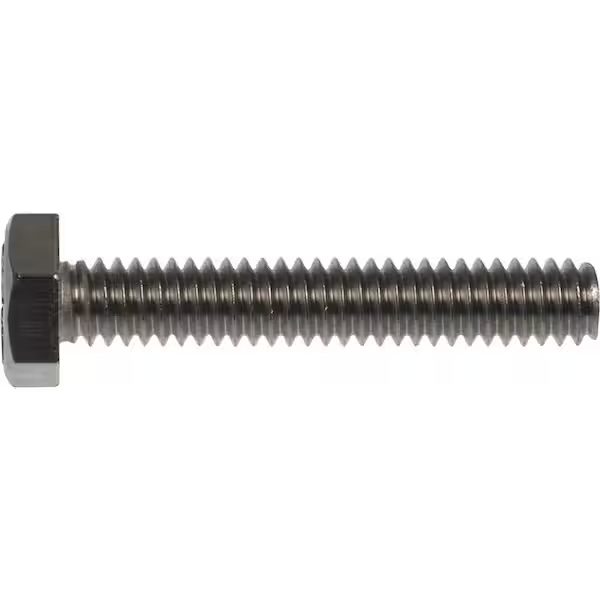 1/4 in. x 1-1/2 in. External Hex Full Thread Hex-Head Bolt