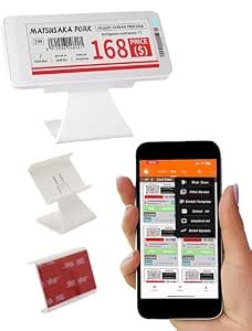 Label Holders Digital Blank Labels, 2.9 Inch BLE Business Signs