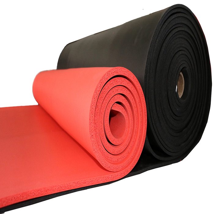 Red XPE Rubber Foam Sheet and Roll