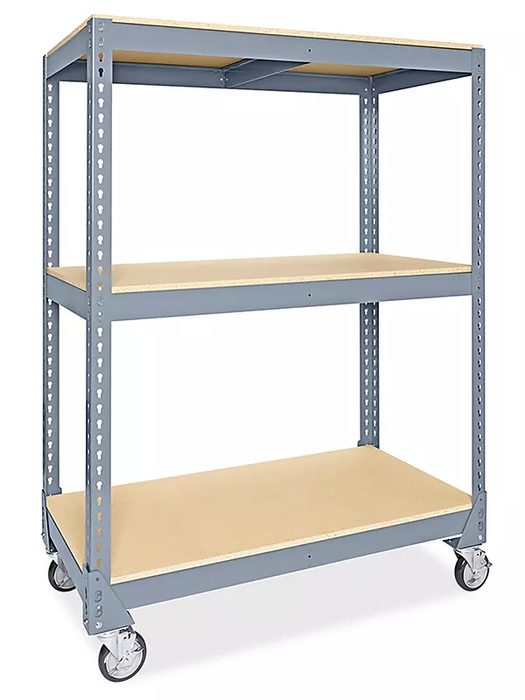Mobile Wide Span Storage Rack, 48 x 24 x 67 H-10014