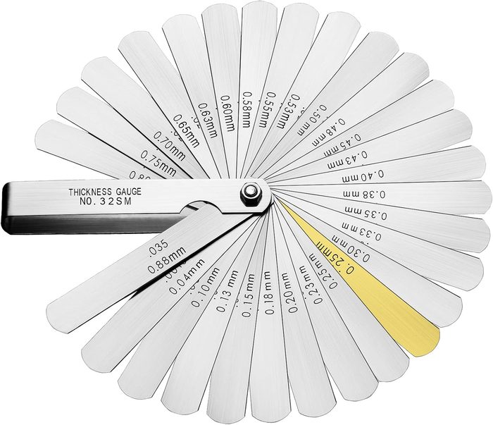 Feeler Gauge Set, Inch/Metric