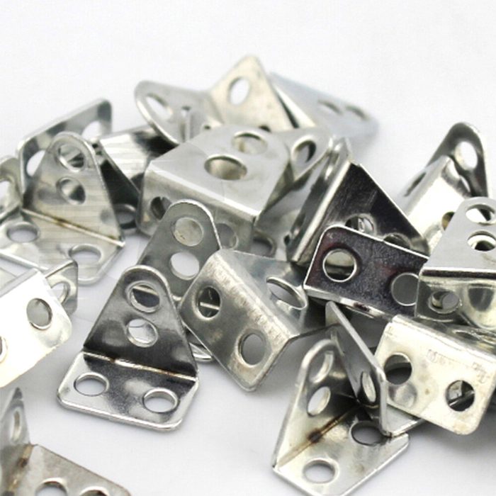 Small Mini Metal Angle Bracket L Profile Corner Joint Edging Protection Trim