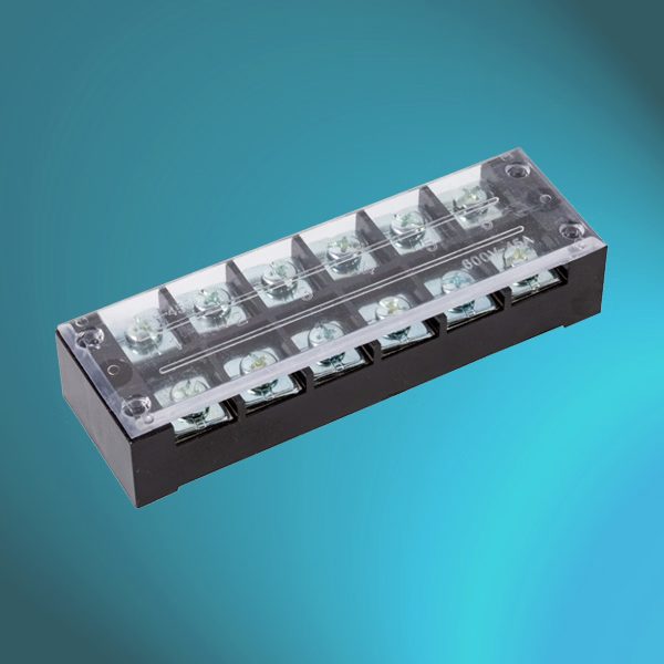 European Standard Barrier Strip Terminal Block with Cover