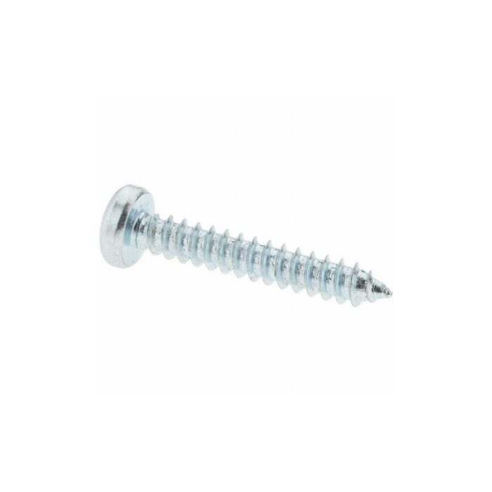 Sheet Metal Screw, #8, Pan Head, Square Drive, 1/2" Length Under Head, Zinc Finish