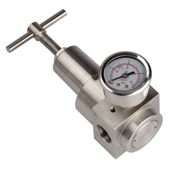 Pneumatic Stainless Steel Compressed Air Regulator with Gauge