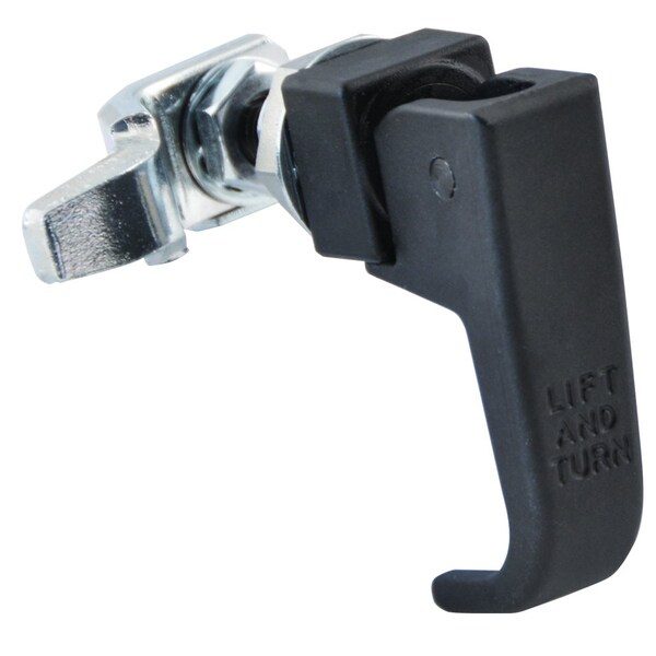 Compression Latch, Lift & Turn, Small Size, Black Powder Coat