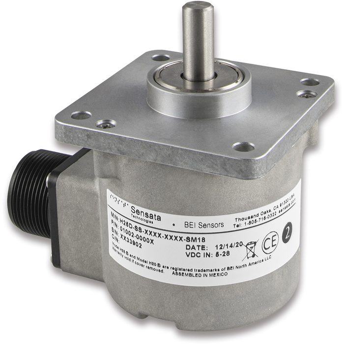Rotary Encoder Optical 512 Pulses per Revolution Quadrature with Index 5V to 15V