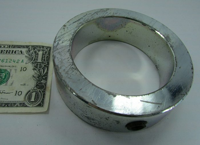 Large Diameter Steel Shaft Collar with Set Screw