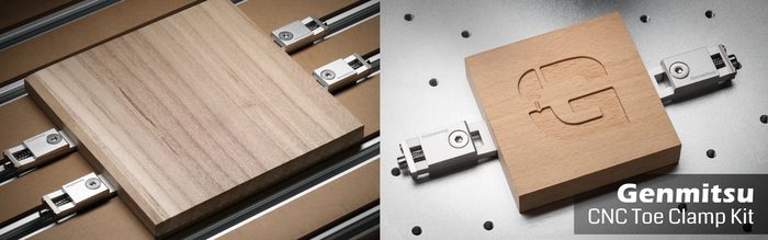 Upgrade Aluminum Mini Vise Clamp Toe, 4PCS