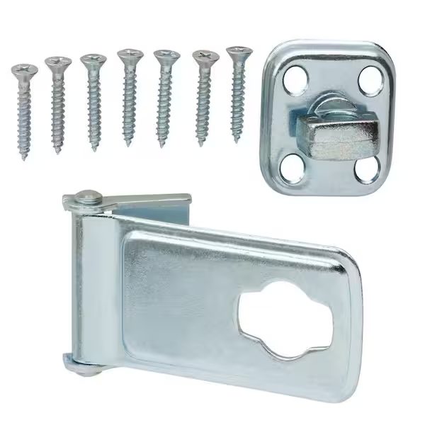 4-1/2" Zinc Safety Hasp