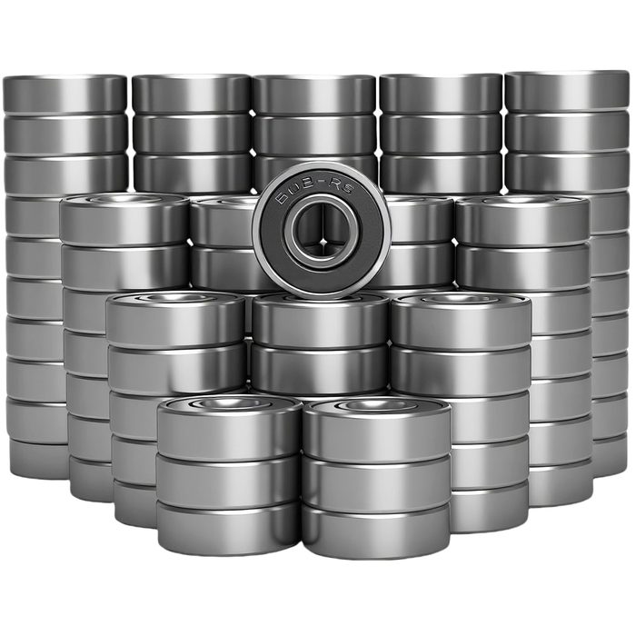 608-2RS Ball Bearing - Double Rubber Sealed Shielded Miniature Deep Groove Bearings (8mm x 22mm x 7mm)