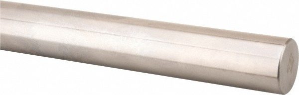 Round Linear Shafting: 0.25" Dia, 18" OAL, Steel