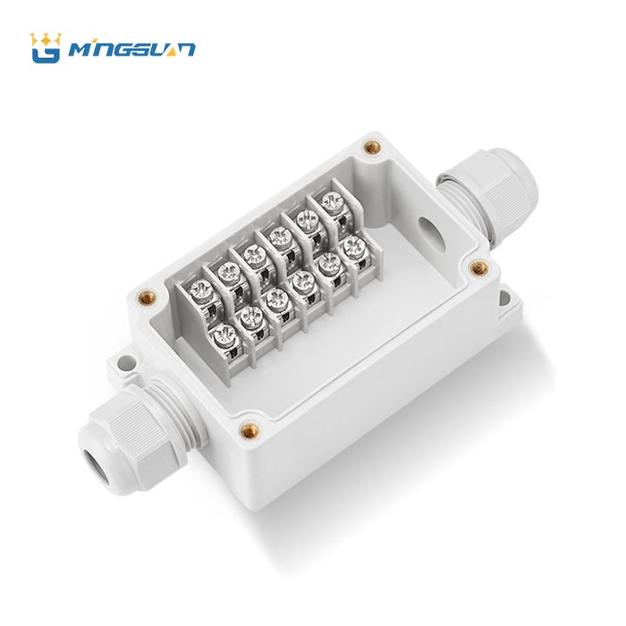 Polypropylene Electrical Junction Box With 14 Terminals