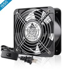 150mm x 150mm x 50mm 120V AC Axial Muffin Fan