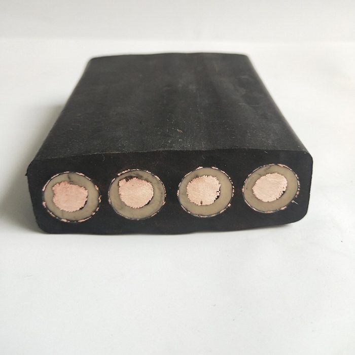 Fire Resistant Flat Multicore Crane Cable 0.6/1kV 24x5.5