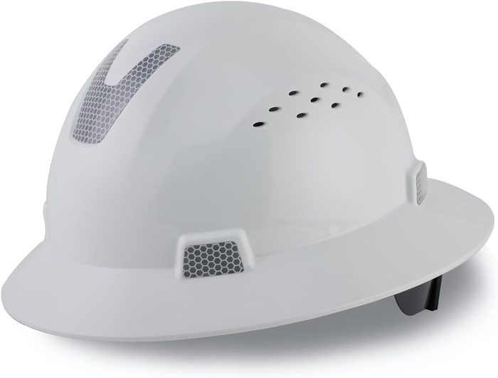 Vented Full Brim Hard Hat
