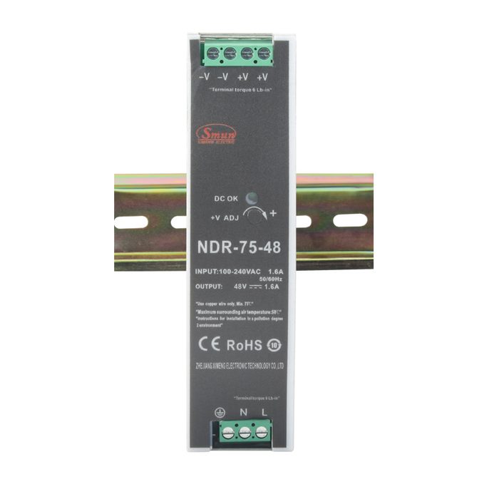 75W Industrial DIN Rail Power Supply