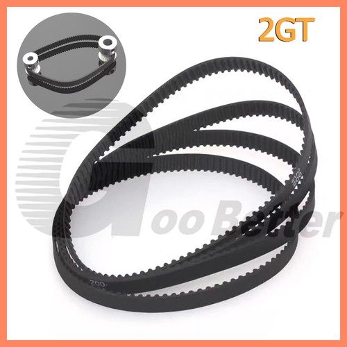 GT2 Timing Belt, 2M, 2mm Pitch, 6mm Width, Closed Loop