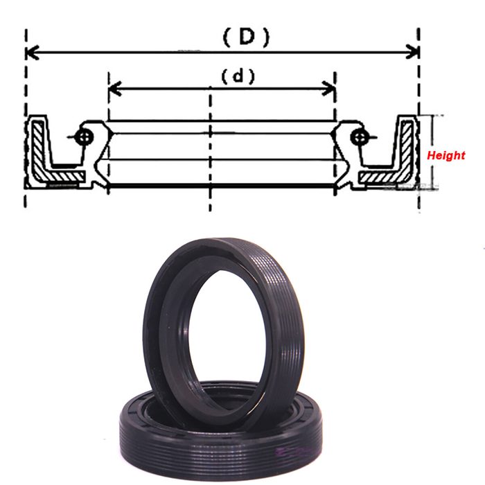 Metric Oil Shaft Seal Single Lip