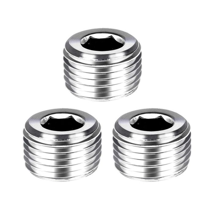 1/2" NPT Stainless Steel Socket Head Pipe Plug