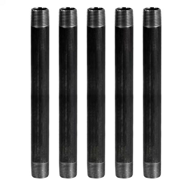 1 1/4 in. x 24 in. Black Pipe