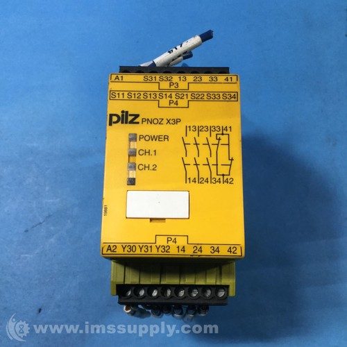 Safety Relay, 1/2 Channel Wiring, 3NO
