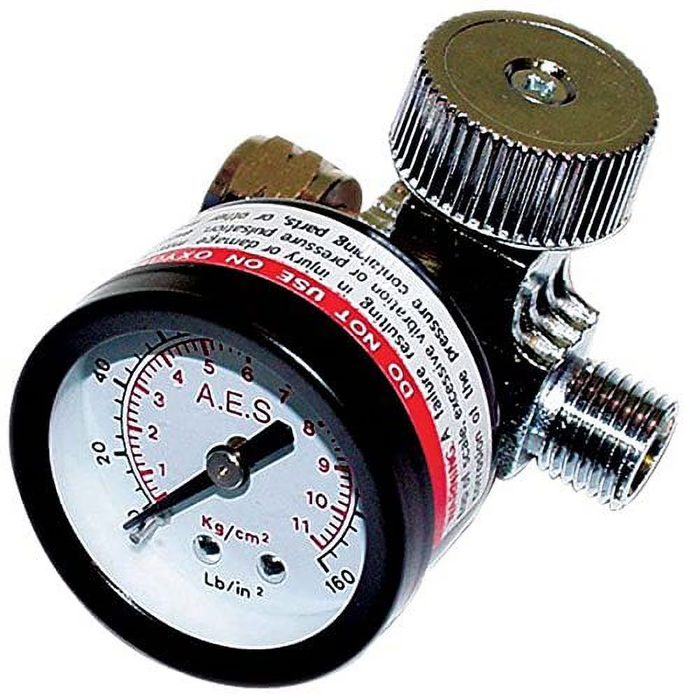 Quick Adjust Air Regulator with Pressure Gauge