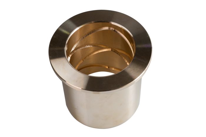 Brass Flanged Bushings Excavator Bucket Bronze Bearings